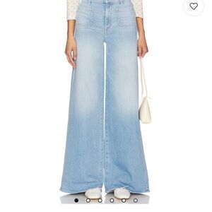 MOTHER Light Blue Flare Jeans